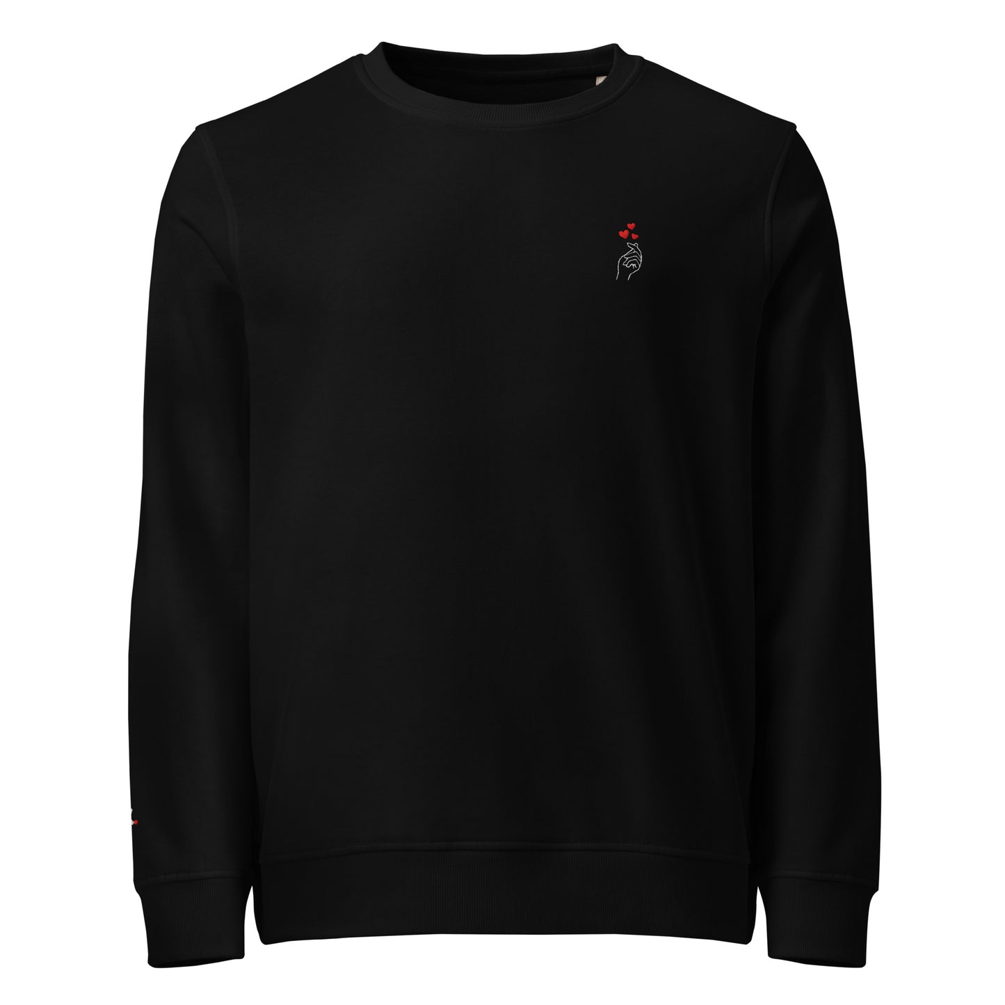 Sweat-shirt Finger Heart 하트