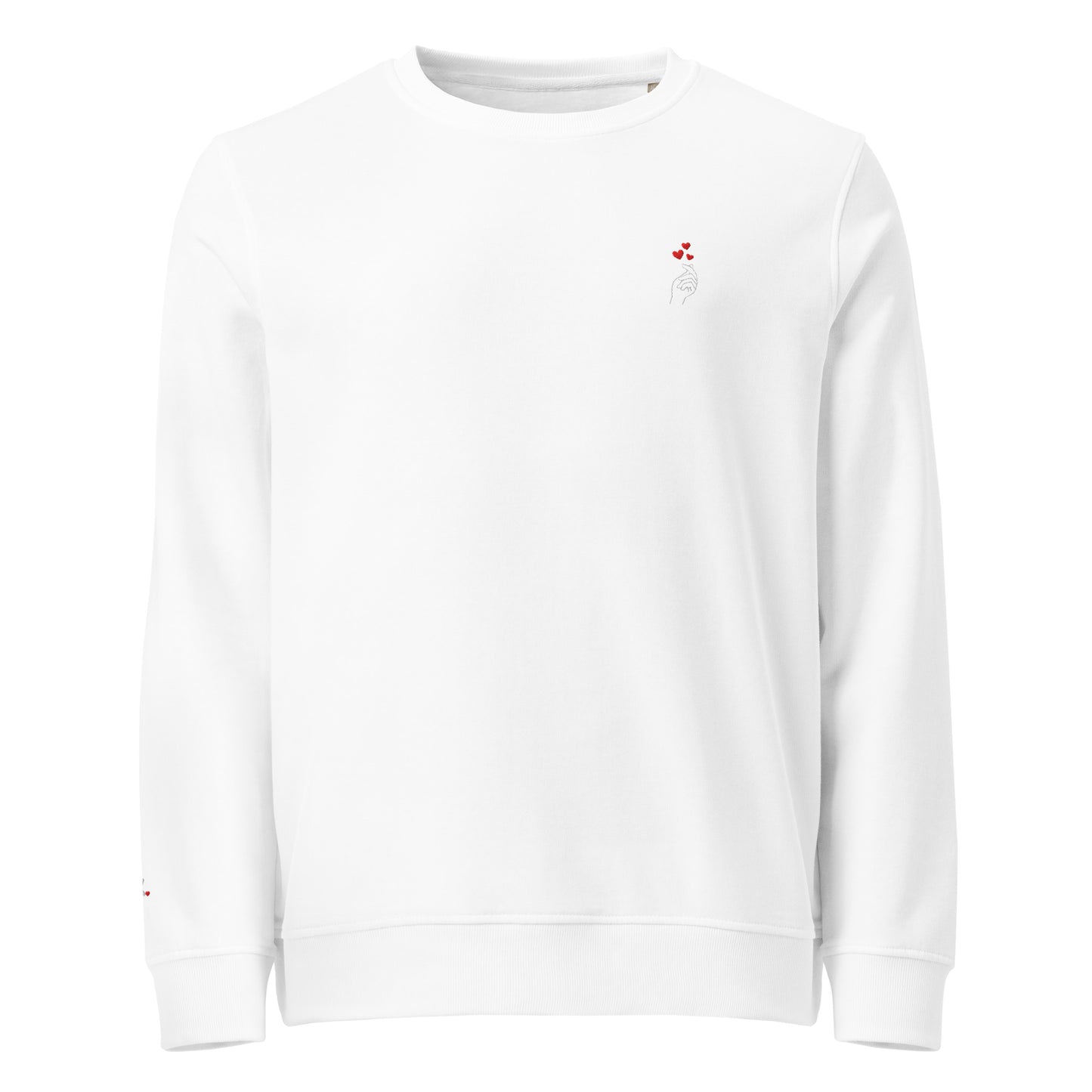 Sweat-shirt Finger Heart 하트