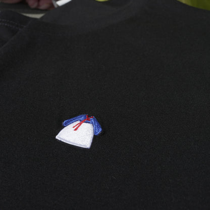 T-shirt noir brodé unisexe – Hanbok coréen 🇰🇷