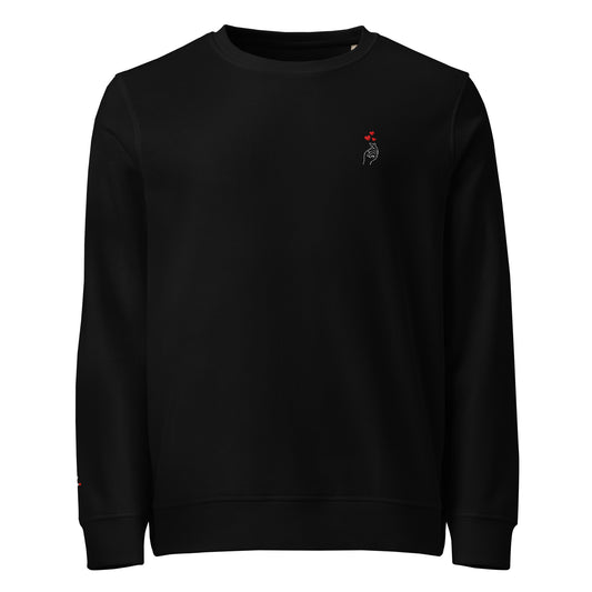 Sweat-shirt Finger Heart 하트